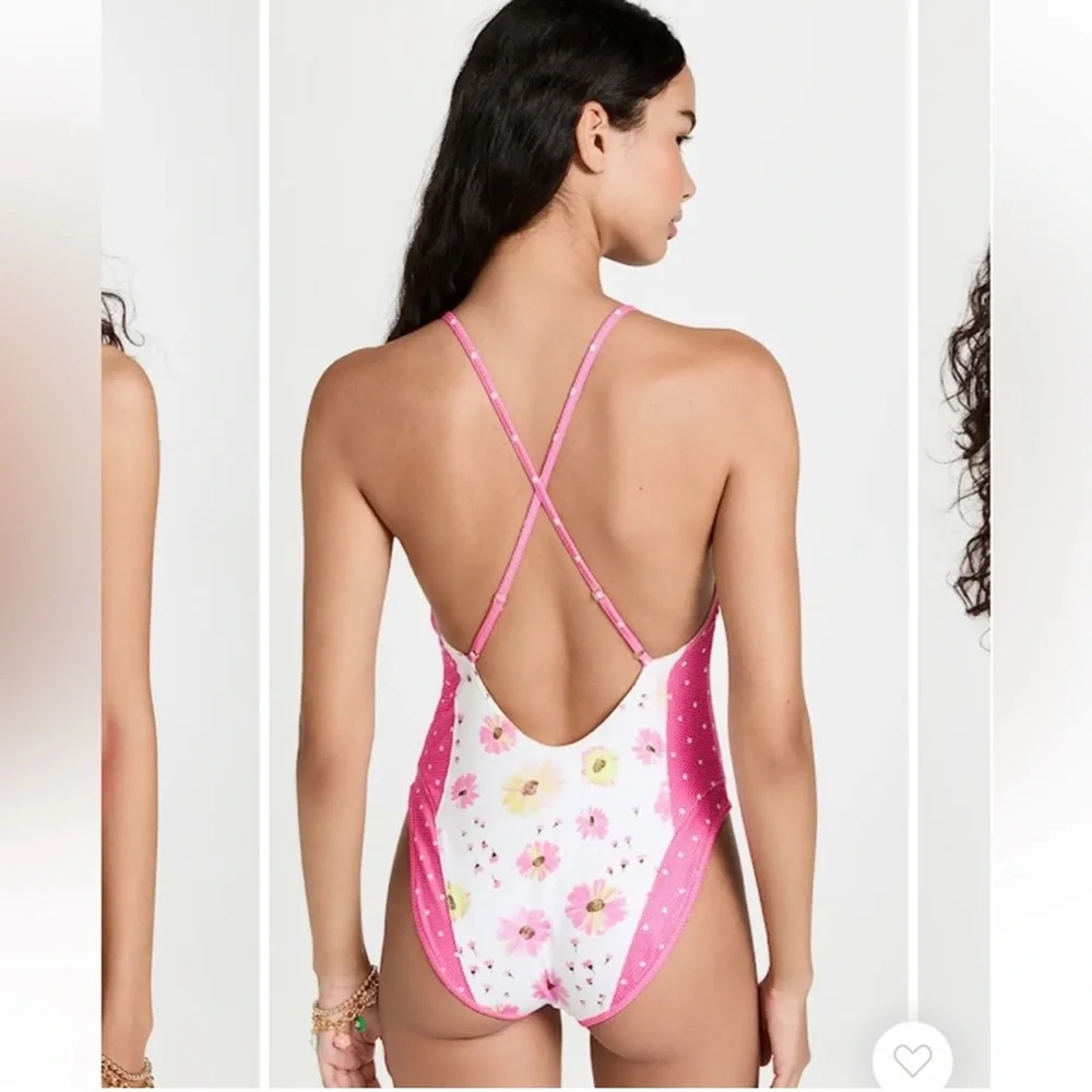 NWOT LoveShackFancy Shailee One Piece Swimsuit - Picture 4 of 8